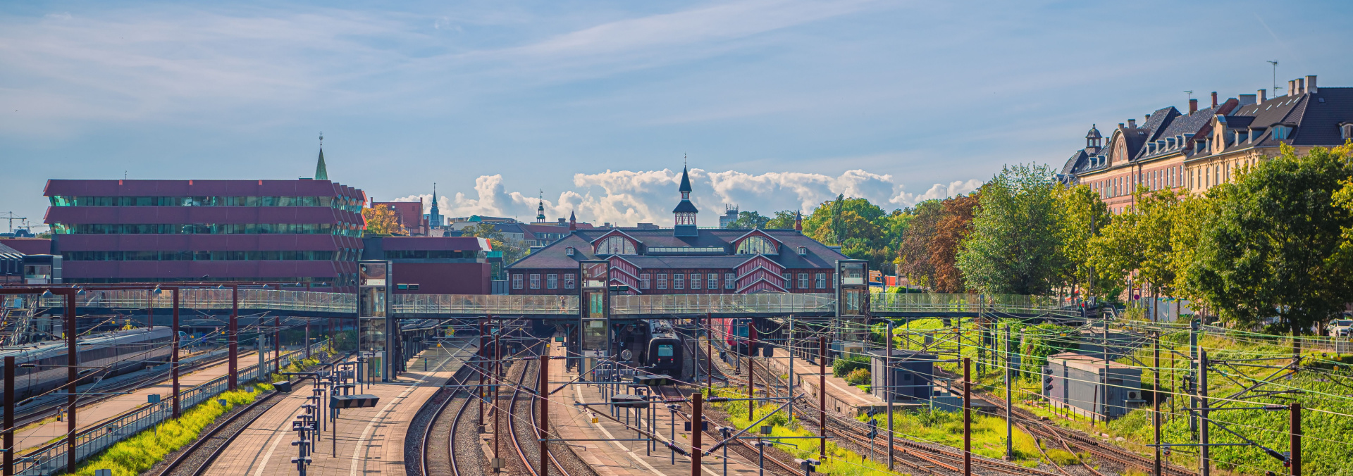 Billede af Østerport Station fra bagsiden.