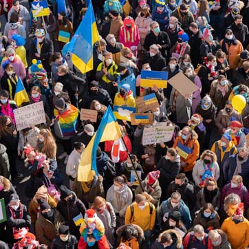Demonstration in Germany against the war in Ukraine (FOTO: Timon Goertz/Shutterstock)